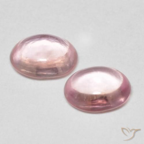 Gemme di Zaffiro Gomma da masticare rosa chiaro naturale da 0.82 ct, Ovale, Trasparente