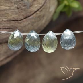 Gemme di Zaffiro Multicolore naturale da 2.63 ct, Taglio briolette, VS