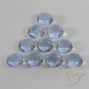 Gemme di Zaffiro Azzurro naturale da 2.23 ct, Rotondo, Trasparente