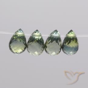 Gemme di Zaffiro Multicolore naturale da 2.68 ct, Taglio briolette, VS