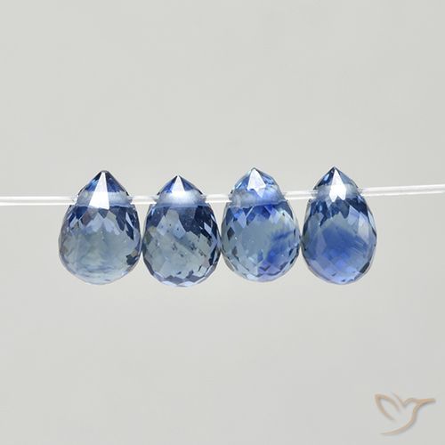 1.72ctw Naturale Blu scuro medio Zaffiro, Taglio briolette, VS, Photo A
