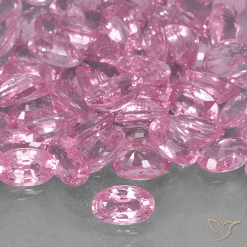 0.31ct Naturale Rosa hot Zaffiro, Ovale, VVS-VS