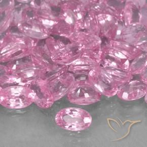 Zaffiro Rosa hot naturale da 0.31 ct, Ovale, VVS-VS