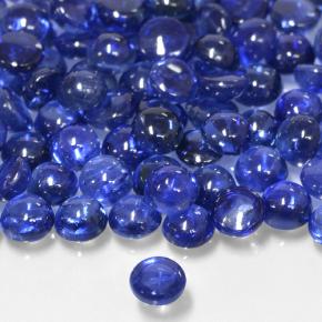 Zaffiro Blu reale naturale da 0.27 ct, Rotondo, Traslucido
