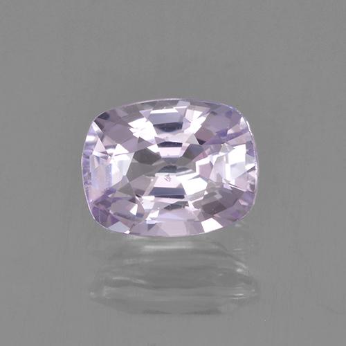 Zaffiro viola chiaro naturale da 1,07 ct, taglio a cuscino, VVS-VS