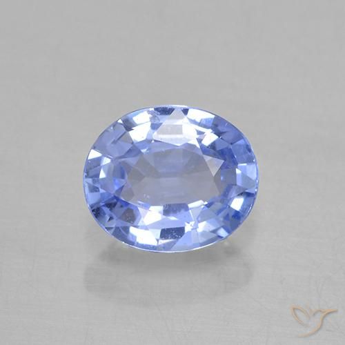 0.67ct Naturale Azzurro Zaffiro, Ovale, VVS-VS