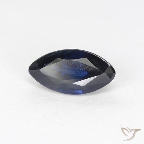 Zaffiro Azzurro crepuscolare naturale da 0.92 ct, Taglio marquise, VS