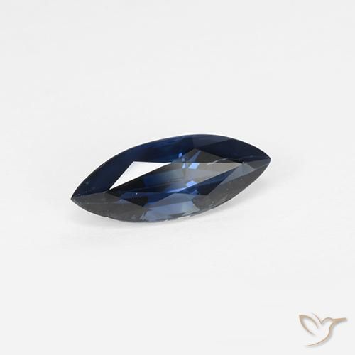 Zaffiro Azzurro crepuscolare naturale da 0.97 ct, Taglio marquise, VS