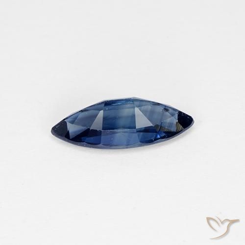 Zaffiro Azzurro crepuscolare naturale da 0.97 ct, Taglio marquise, VS