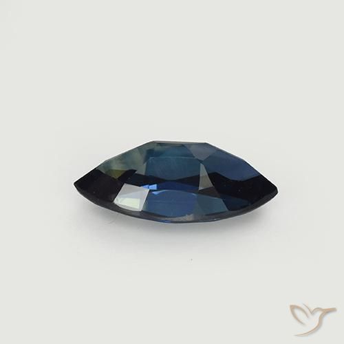 Zaffiro Blu notte naturale da 1.03 ct, Taglio marquise, VVS-VS