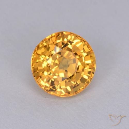 Zaffiro Oro naturale da 1.05 ct, Rotondo, VVS