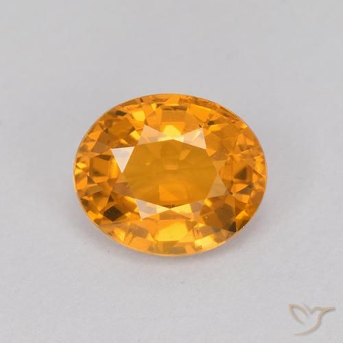 1.07ct Naturale Oro Zaffiro, Ovale, VVS