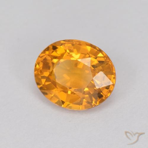 Zaffiro Oro naturale da 1.07 ct, Ovale, VVS