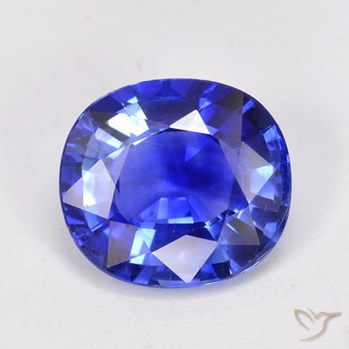 4.14ct Naturale Blu fiordaliso Zaffiro, Ovale, VS