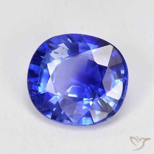 Zaffiro Blu fiordaliso naturale da 4.14 ct, Ovale, VS