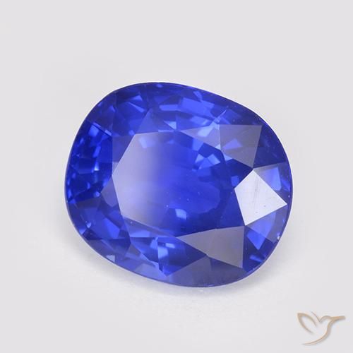 Zaffiro Blu fiordaliso naturale da 3.24 ct, Ovale, VS