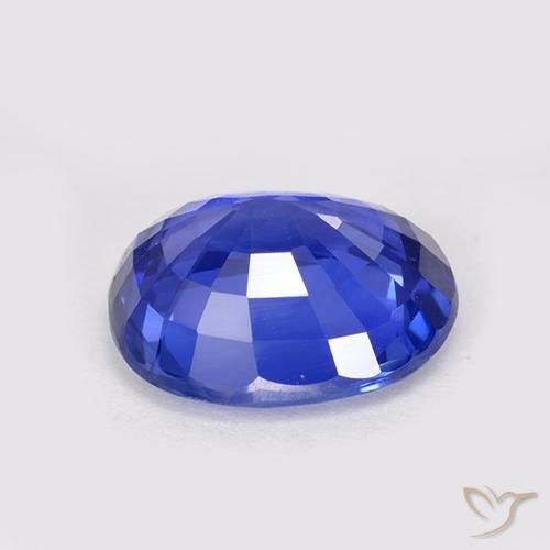 Zaffiro Blu fiordaliso naturale da 3.24 ct, Ovale, VS