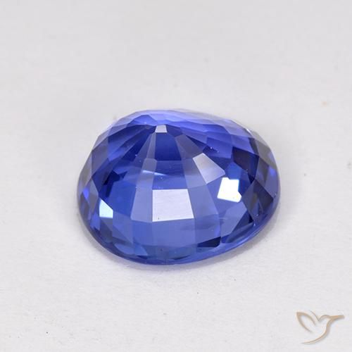 Zaffiro Azzurro fiordaliso chiaro naturale da 3.66 ct, Ovale, VS