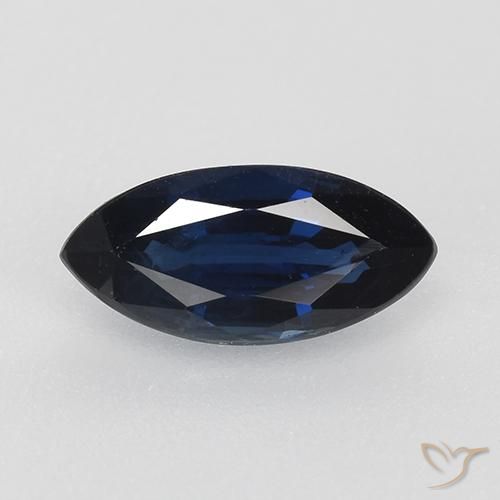 0.73ct Naturale Azzurro crepuscolare Zaffiro, Taglio marquise, VVS-VS