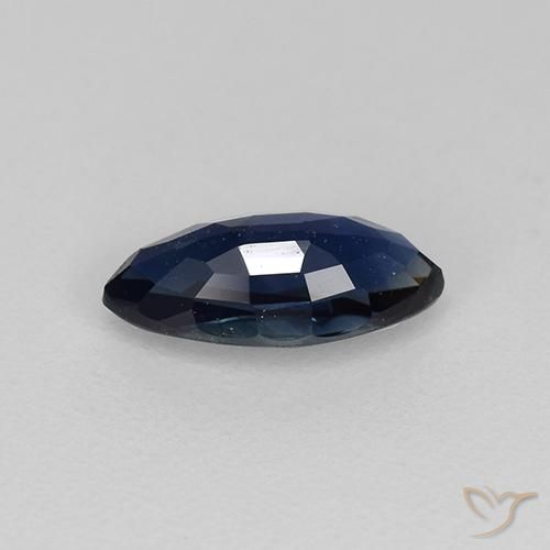 Zaffiro Blu navy naturale da 0.74 ct, Taglio marquise, VVS-VS