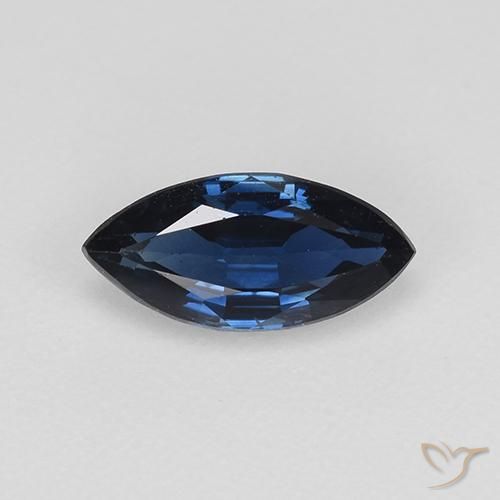 0.79ct Naturale Azzurro crepuscolare Zaffiro, Taglio marquise, VVS-VS