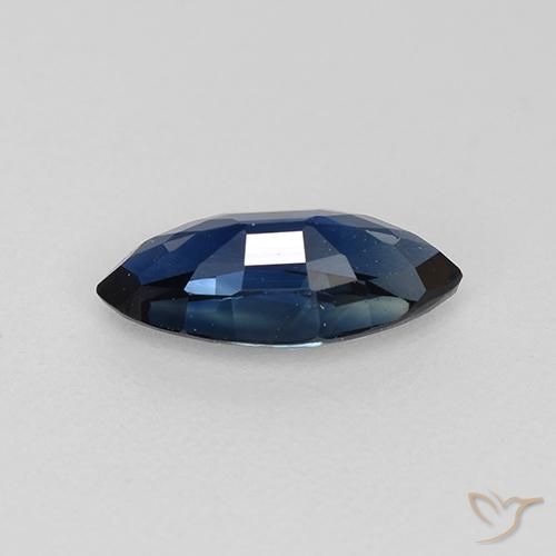 Zaffiro Azzurro crepuscolare naturale da 0.79 ct, Taglio marquise, VVS-VS