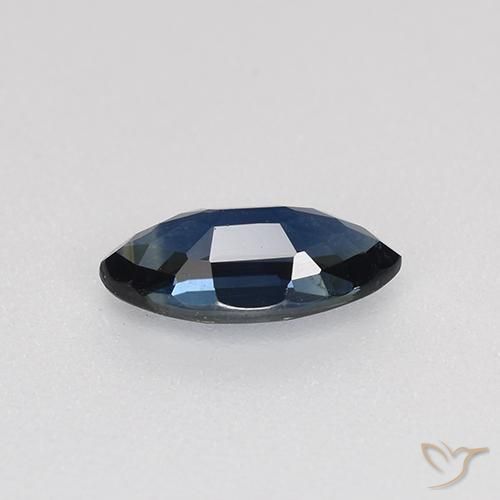Zaffiro Azzurro crepuscolare naturale da 0.69 ct, Taglio marquise, VVS-VS