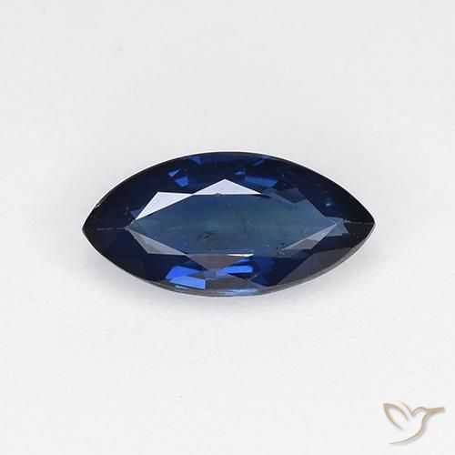 0.64ct Naturale Azzurro crepuscolare Zaffiro, Taglio marquise, VVS-VS