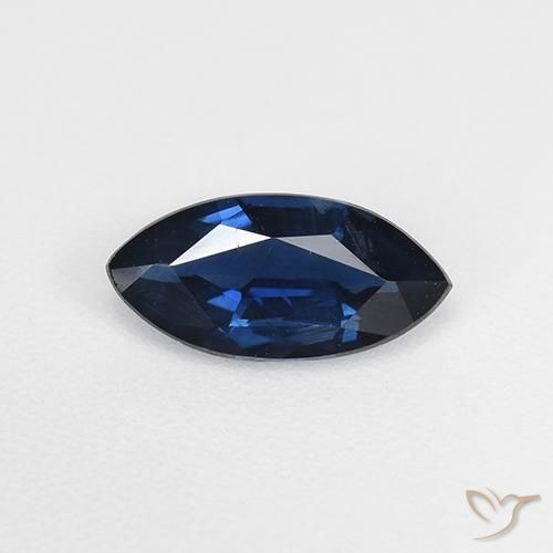 0.58ct Naturale Azzurro crepuscolare Zaffiro, Taglio marquise, VVS-VS