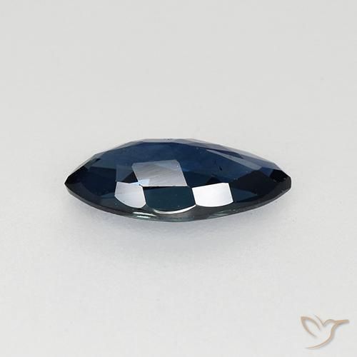 Zaffiro Blu notte naturale da 0.67 ct, Taglio marquise, VVS-VS