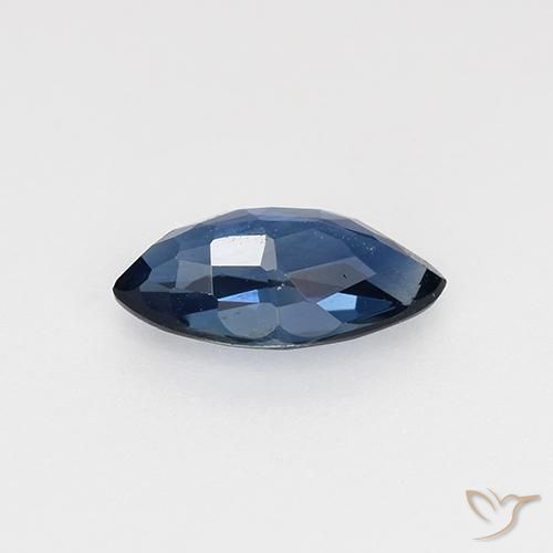 Zaffiro Blu reale naturale da 0.70 ct, Taglio marquise, VVS-VS