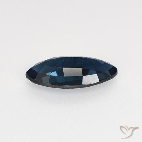 Zaffiro Blu notte naturale da 0.72 ct, Taglio marquise, VVS-VS
