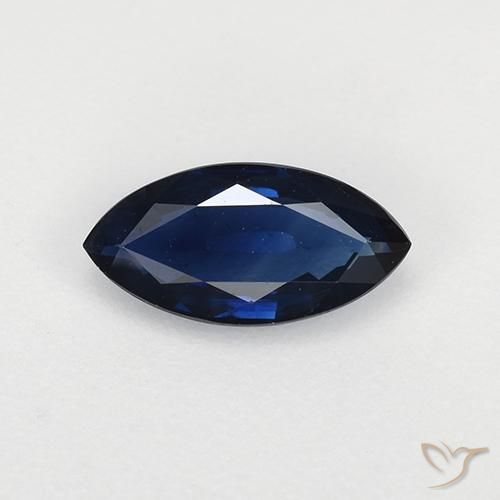 0.67ct Naturale Azzurro crepuscolare Zaffiro, Taglio marquise, VVS-VS