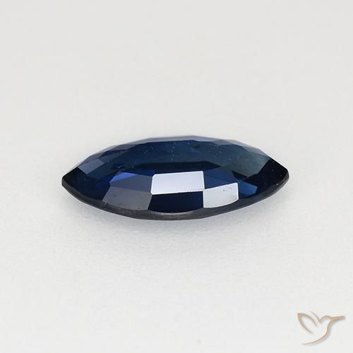 Zaffiro Azzurro crepuscolare naturale da 0.67 ct, Taglio marquise, VVS-VS