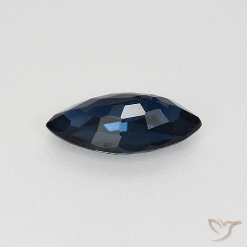 Zaffiro Blu notte naturale da 0.69 ct, Taglio marquise, VVS