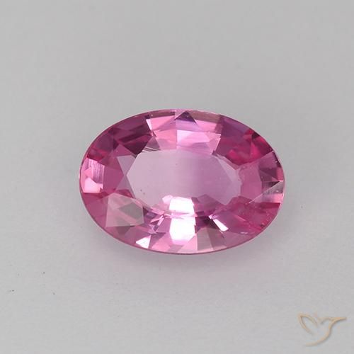 Zaffiro Viola medio naturale da 0.62 ct, Ovale, VVS
