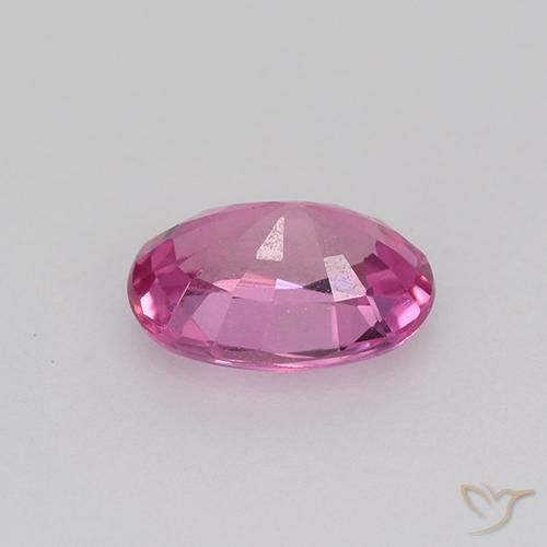 Zaffiro Viola rossastro naturale da 0.80 ct, Ovale, VVS