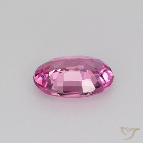 Zaffiro Rosa violetto naturale da 0.68 ct, Ovale, VVS