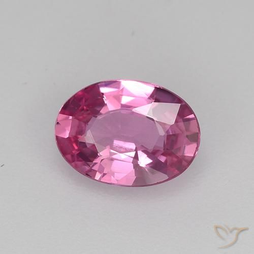 Zaffiro Viola medio naturale da 0.67 ct, Ovale, VVS