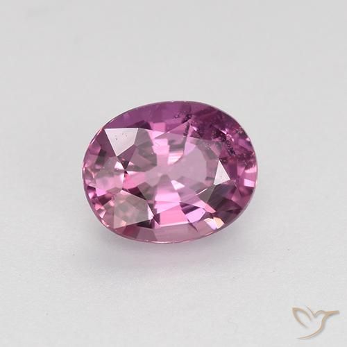 Zaffiro Viola medio naturale da 0.72 ct, Ovale, VVS-VS