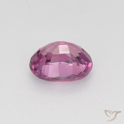 Zaffiro Viola medio naturale da 0.72 ct, Ovale, VVS-VS