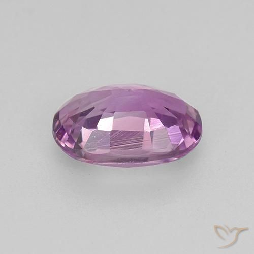 Zaffiro Viola scuro naturale da 0.90 ct, Ovale, VVS