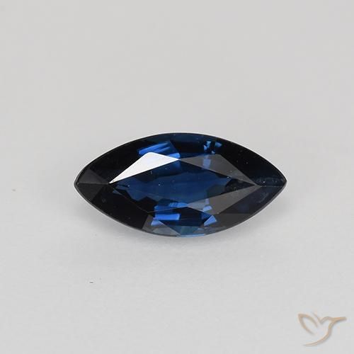 0.64ct Naturale Azzurro crepuscolare Zaffiro, Taglio marquise, VVS
