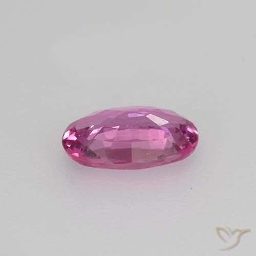 Zaffiro Rosa medio naturale da 0.57 ct, Ovale, VVS-VS