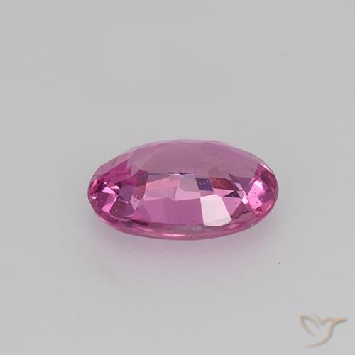 Zaffiro Rosa medio naturale da 0.68 ct, Ovale, VVS-VS