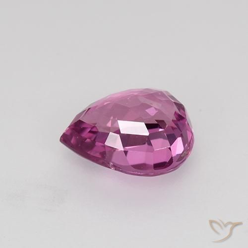 Zaffiro Magenta naturale da 0.97 ct, Forma a pera, VVS-VS