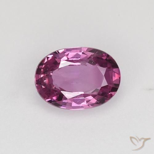 0.82ct Naturale Viola medio Zaffiro, Ovale, VVS-VS