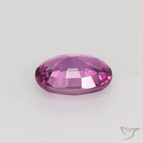Zaffiro Viola medio naturale da 0.82 ct, Ovale, VVS-VS