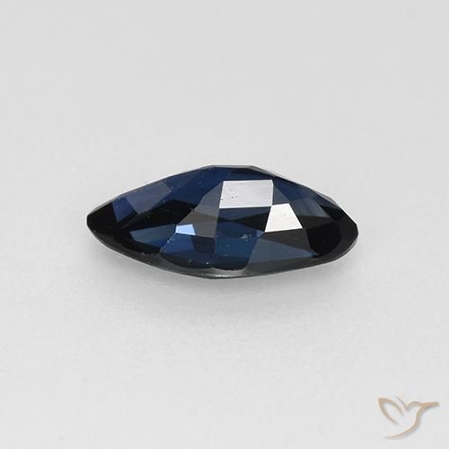 Zaffiro Blu notte naturale da 0.69 ct, Taglio marquise, VVS
