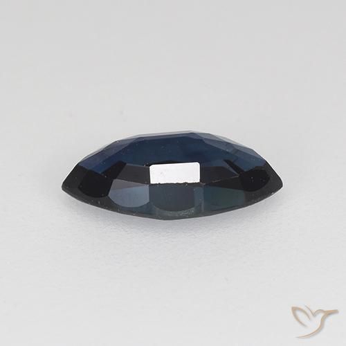 Zaffiro Blu notte naturale da 0.72 ct, Taglio marquise, VVS-VS